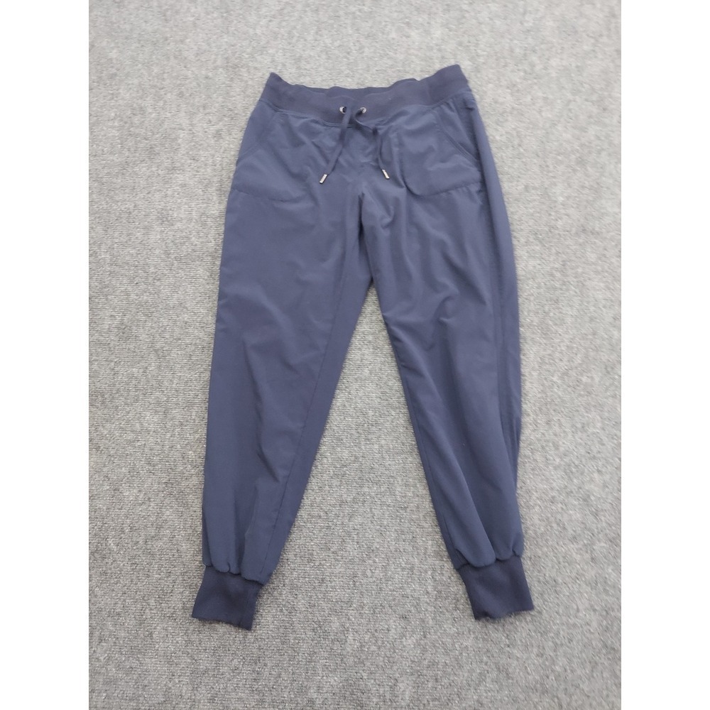 Athleta Joggers Pants Womens 0 Blue Tapered Pockets Drawstring Pull On Athletic